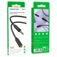 AUX cable 3.5mm BOROFONE BL12 подовжувач для навушників (2M) Чорний - изображение 2