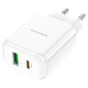 Зарядне мережеве BOROFONE BN4 Potential (PD 20W) (1USB 3A 18W QC3.0) Білий - изображение 3