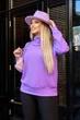 Джемпер з хомутом Tatiana ТЕДДИ сиреневый 58 - изображение 1