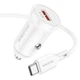 Зарядне автомобільне BOROFONE BZ18 (1USB 3A QC3.0 18W) Type-C Білий - изображение 3