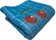 Електропростирадло Electric Blanket 5734 150х120 см, блакитне з вишнями - изображение 1