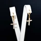 Серьги Xuping Jewelry "Крестики мерцающие" позолота (104027) - изображение 6