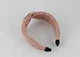 Обруч-чалма для волосся Еко шкіра пудровим (101835) - зображення 3
