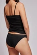 Майка з модалу на тонких бретелях Gisela 0121 black 46(L) Чорний - зображення 3
