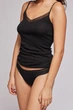 Майка з модалу на тонких бретелях Gisela 0121 black 46(L) Чорний - зображення 2