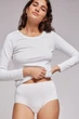 Высокие трусики слип Gisela 0225 white 50(XXL) Белый - изображение 1