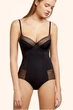Ультратонкий боди с открытой спинкой Gisela 0367 black 70C Черный - изображение 1