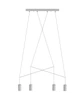 Люстра Nowodvorski 9191 Imbria GU10 4x35W IP20 Wh колір білий - зображення 1