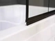 Скляна шторка для ванни AVKO Glass RDY24 70х140см Black - зображення 6