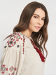 Вышиванка женская с узором NARODNYY BUTIK 1018.1 46 Бежевая (NB2000000236476) - изображение 4