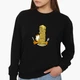 Свитшот женский Гарфилд (Garfield) (8771-2042) Черный S - изображение 1