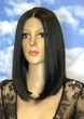 Парик на сетке PoliLy Lace Wig Momo № 1B каре чорный, термостойкое волокно - изображение 3