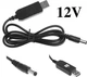 Кабель для роутера от павербанка с преобразователем на 12V DC 5.5x2.1 USB 5V-->12V (1м) переходник Чорний - изображение 2