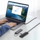 USB хаб расширитель с входом Type-C HUB адаптер Baseus Lite Series 4-in-1 (Type-C to USB 3.0*4, 1m). Black - изображение 7