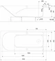 Kolo COMFORT PLUS ванна 170*75см прямокутна, з ручками, з ніжками SNC1 (XWP1471000) - зображення 6