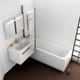 Ванна акрилова Ravak Chrome 160 х 70 см (C731000000) - зображення 2