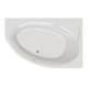 Ванна акриловая Ravak Asymmetric II 160 х 105 см (исполнение справа) (CB61000000) - изображение 1