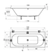 Ванна акрилова Ravak City Slim 180 x 80 см snowwhite (C921300000) - зображення 8