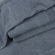Комплект махровых полотенец Уельс 2шт GM Textile 50х90см, 70х140см 500г/м2 (Темно-Серый) - изображение 2