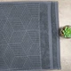 Комплект махровых полотенец Уельс 2шт GM Textile 50х90см, 70х140см 500г/м2 (Темно-Серый) - изображение 4