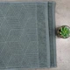 Комплект махрових рушників Уельс 2шт GM Textile 50х90см, 70х140см 500г/м2 (Темно-М'ятний) - зображення 4