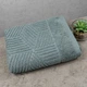 Комплект махровых полотенец Уельс 3шт GM Textile 50х90см, 50х90см, 70х140см 500г/м2 (Темно-Мятный) - изображение 2