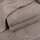 Комплект махровых полотенец Уельс 2шт GM Textile 50х90см, 70х140см 500г/м2 (Шоколад) - изображение 2