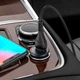 Автомобильное зарядное устройство в прикуриватель Hoco Z43 |1USB, 3A, QC, 18W| Micro-USB кабель Grey - изображение 2