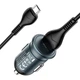 Автомобильное зарядное устройство в прикуриватель Hoco Z43 |1USB, 3A, QC, 18W| Micro-USB кабель Grey - изображение 3