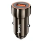 Автомобильное зарядное устройство в прикуриватель HOCO Z46 |1USB, 18W/3A, QC| grey - изображение 1