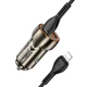Зарядное устройство hoco. Z46A Type C 20W и USB 18W выходы, поддержка протоколов быстрой зарядки, набор с кабелем 1м Type-C на Lightning - изображение 4