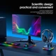 Підставка тримач для ігрових навушників Onkuma RGB Gaming St2 |3USB, AUX| Black - зображення 6