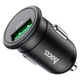 Автомобильное зарядное устройство в прикуриватель Hoco Z43 |1USB, 3A, QC, 18W| Black - изображение 1