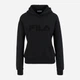 Bluza damska z kapturem kangurka Fila FAW0405-80001 L Czarna (4064556361851) - obraz 4