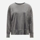 Bluza damska bez kaptura welurowa Fila FAW0227-80008 M Szara (4064556306623) - obraz 4