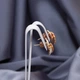 Серьги пусеты цветочки 188 KH01 AA - изображение 2