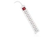 Фільтр живлення REAL-EL RS-6 Protect M 1.8м White (EL122300031) - зображення 2