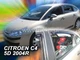 Ветровики для Citroen C4 2004+ (+OT) (Heko) 12245 - изображение 2