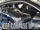 Дефлекторы окон (ветровики) HEKO для Jeep Compass 2017+ 5D II MP вставные 4 шт - изображение 1