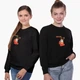 Світшот для дівчаток Амонг Ас Помаранчевий (Orange Among Us) (9509-2410) 122-128 см Чорний - зображення 5