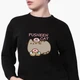 Свитшот для девочек Кот Пушин (Pusheen Cat) (9509-3346-6) 134-140 см Черный - изображение 1