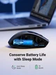 Беспроводная мышь UGREEN MU006 800-4000 DPI 2.4 GHz Black (90855) - изображение 5