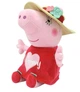 Плюшевая игрушка Мама Свинка в шляпке 36см Peppa из семьи Пеппа Супер Детализация (513019876-1) Peppa Pig Красная - изображение 1