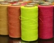 Нитка вощеная плоская 0,8 мм S017 260 м 150D коралловый цвет нить для шитья кожи (4558) - изображение 2