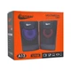 Светодиодный мультимедийный динамик Hotmai A13 USB 2.0+3.5mm динамик для Ноутбуков, Мобильных ПК Black - изображение 6