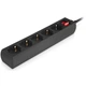 Сетевой фильтр питания REAL-EL RS-Protect M 3m, black (EL122300028) - изображение 8