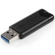 USB флеш накопитель Verbatim 16GB PinStripe Black USB 3.2 (49316) - изображение 4