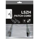 Патч-корд 0.5м S/FTP Cat 6A CU LSZH grey Cablexpert (PP6A-LSZHCU-0.5M) - зображення 3