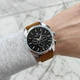 Механические мужские часы Forsining 6917 Black/Brown Strap - изображение 1