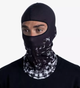 Балаклава Buff MICROFIBER BALACLAVA phys black Чорний-Білий - изображение 1